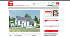 Desktop Screenshot of maisons-ctvl.fr